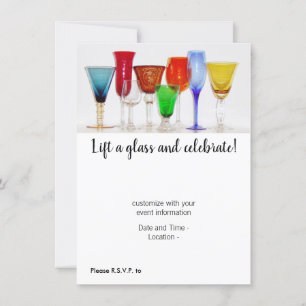 "Höj ett glas" inbjudan