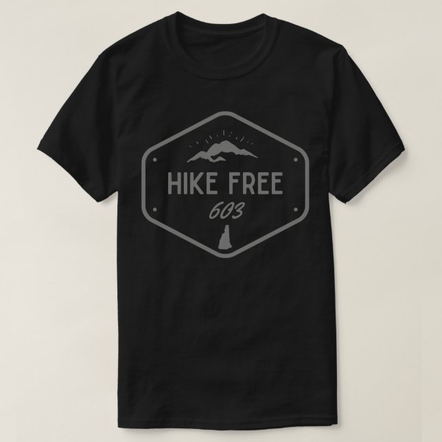 Höj gratis 603-bricka t shirt (Design framsida)