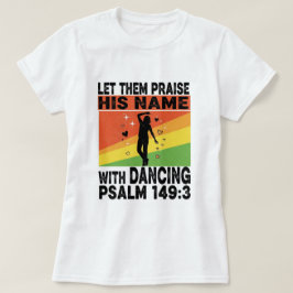 Höj hans dansdesign i namn t shirt
