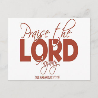 Höj Herren ändå Vykort