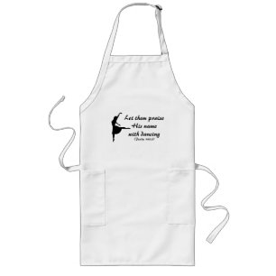 Höj honom med att dansa Apron Långt Förkläde