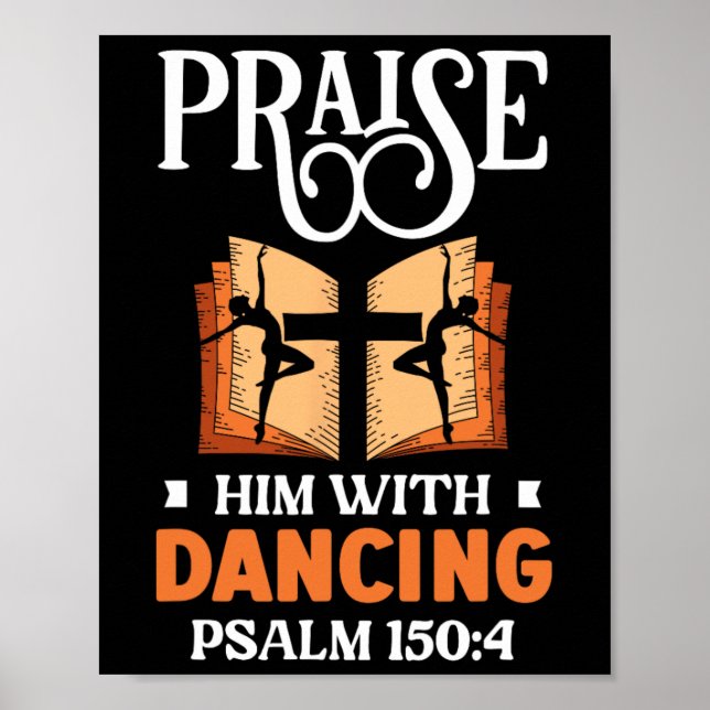 Höj honom med att dansa dansarens religiösa dans poster (Framsidan)