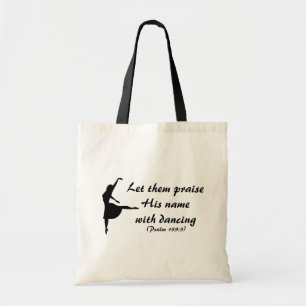 Höj honom med Dancing Canvas Bag Tygkasse
