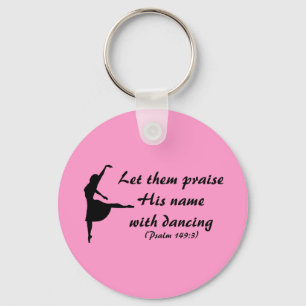 Höj honom med Dancing Keychain Nyckelring