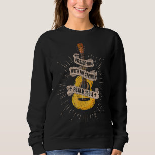 Höj honom med de strängar Jesus akustiska väktaren T Shirt