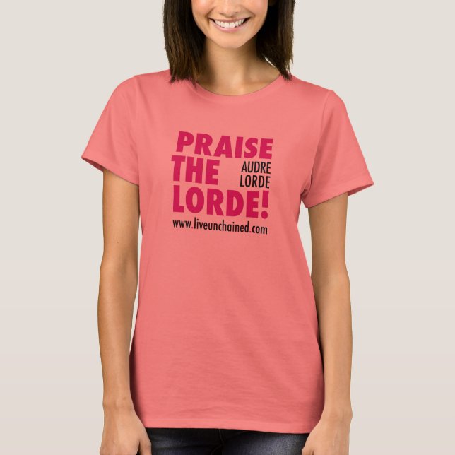 Höj Lorde! T-shirt (Framsida)
