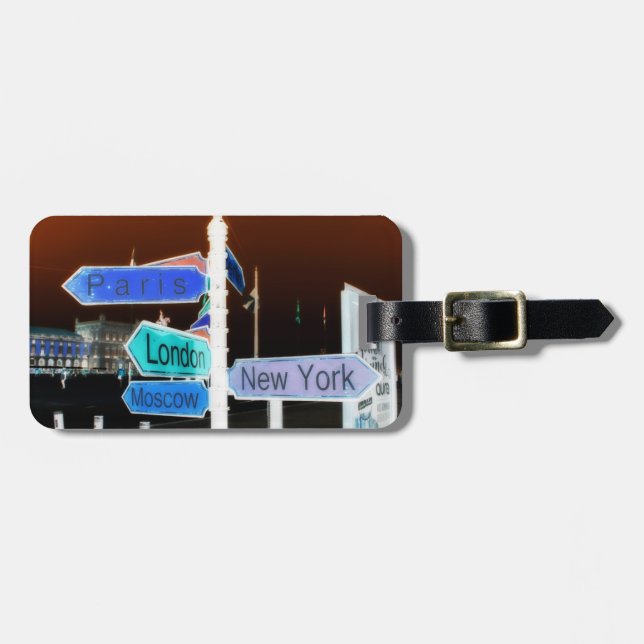 Höj målskyltar bagagebricka (Horisontell Framsida)