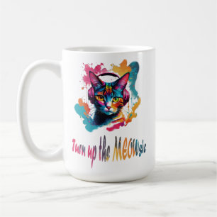 Höj muskeln - den bästa kattmusikfärgen kaffemugg