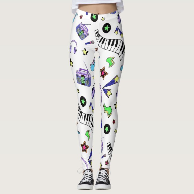 Höj muskeln leggings (Framsida)
