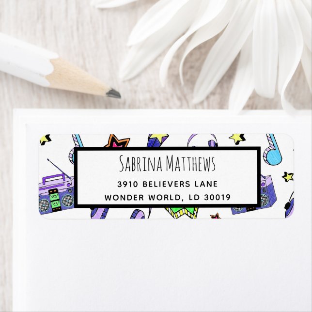 Höj muskeln returadress etikett (Insitu)