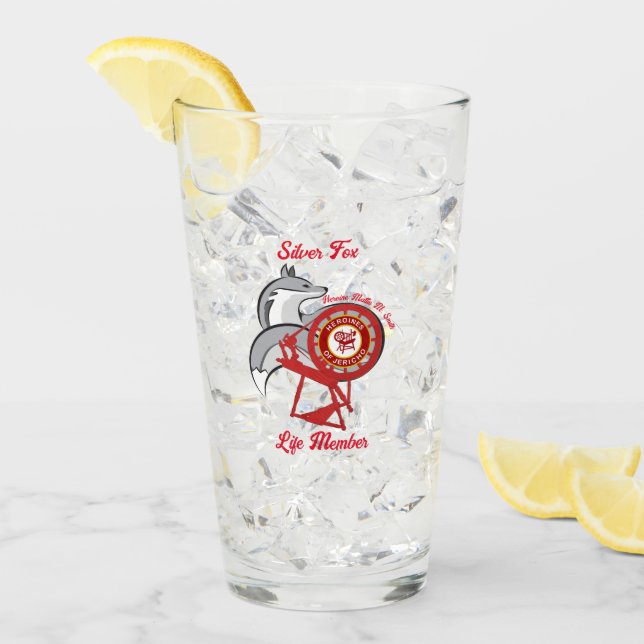 HOJ Silver Fox Life Member Glaskopp (Framsida Ice)