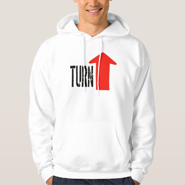 Höj Sweatshirt Med Luva (Framsida)