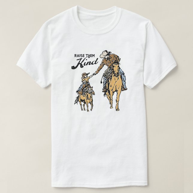 Höj upp dem, Cowboy T Shirt (Design framsida)
