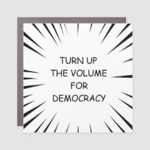 Höj volymen för demokrati
