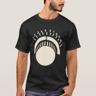 Höj volymen till Elva Knob Guitar Sten T Shirt