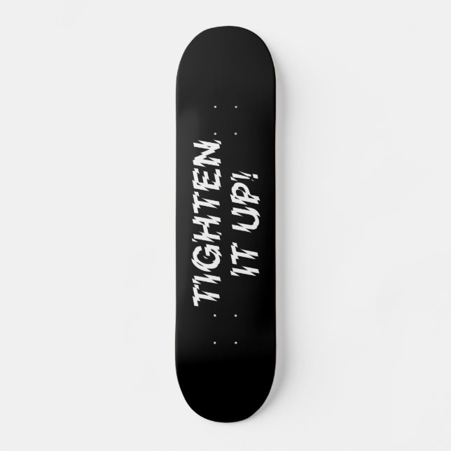 HÖJA DEN! MINI SKATEBOARD BRÄDA 18,5 CM (Framsida)