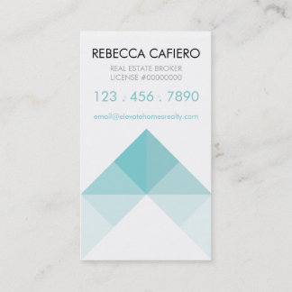 Höja visitkortar för hemfast egendomanpassadet visitkort