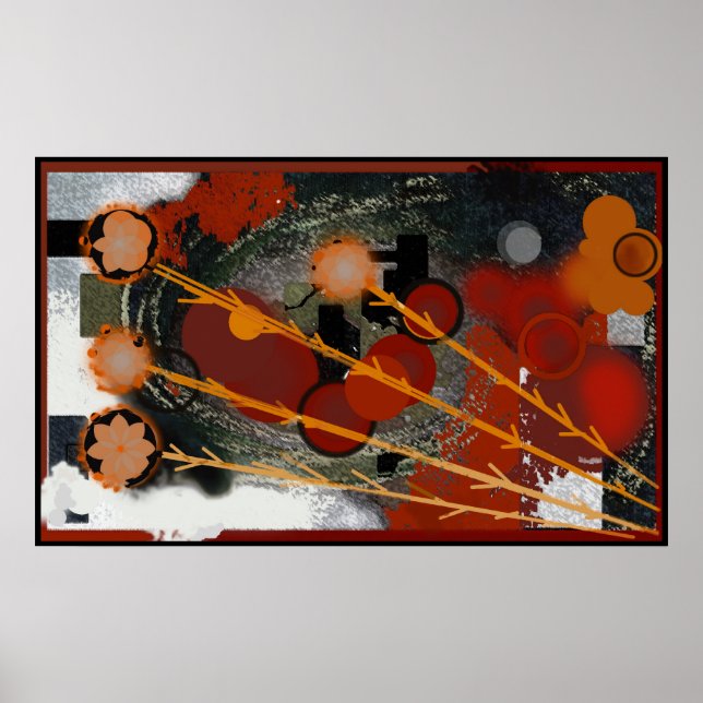 Höjd - Abstrakten Poster (Framsidan)