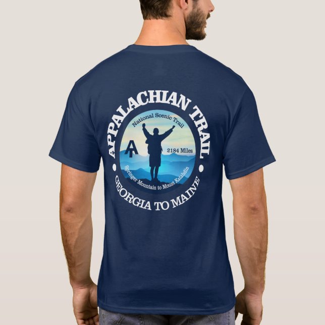 Höjd (Appalachian Trail) 2 T-shirt (Baksida)