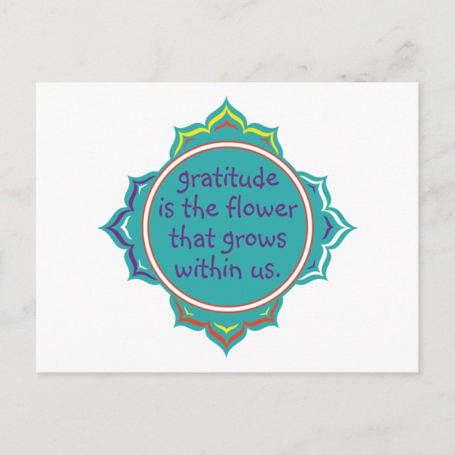 Höjd är Flower Vykort (Framsida)