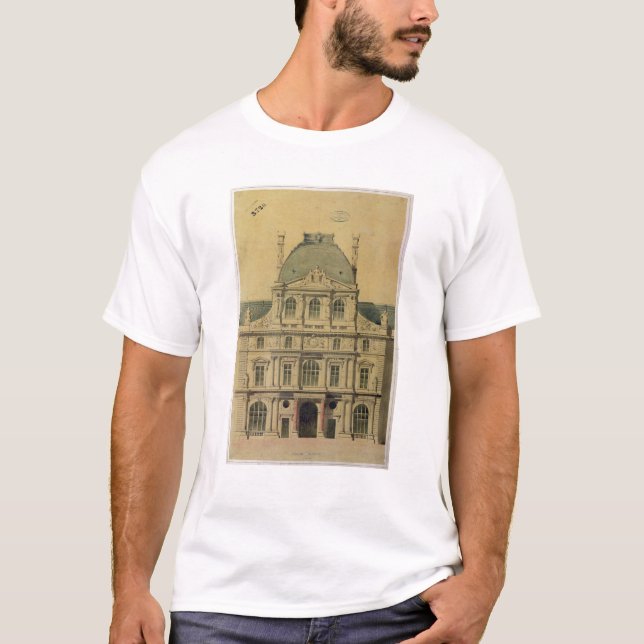 Höjd av Pavillonen de l'Horloge Tee (Framsida)