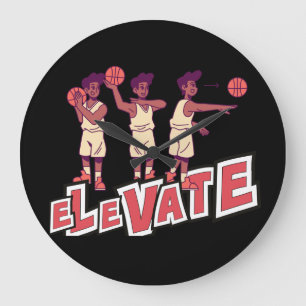 Höjd basketboll klocka