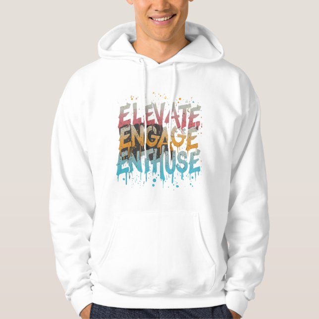 Höjd,förlovad,Enthuse Hoodie (Framsida)
