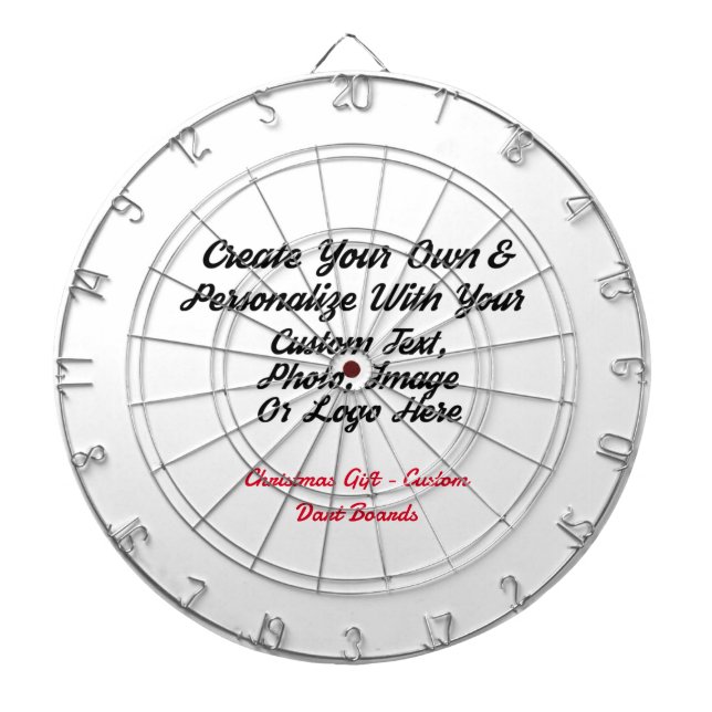 Höjd julklapp, Personlig Dart Boards Darttavla (Framsidan)