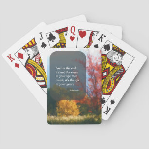 Höjd, livstid, inspiration casinokort