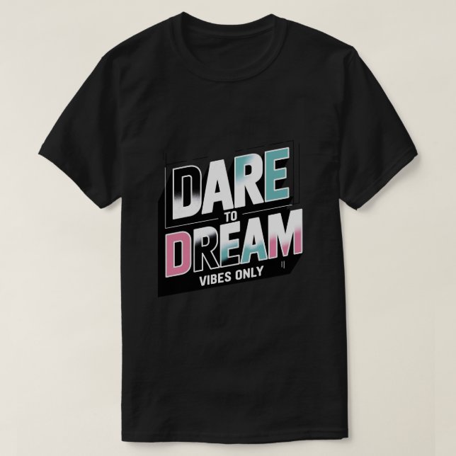 Höjd och tydlig: Fet typografi - Tees T Shirt (Design framsida)