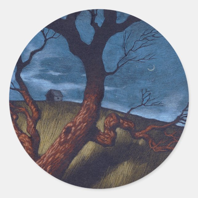 Höjd Runt Klistermärke (Framsida)