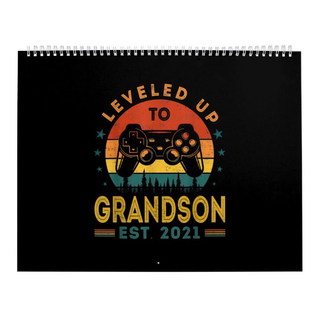 Höjd upp till Grandson Est 2021 Video Gamer Kalender (Omslag)