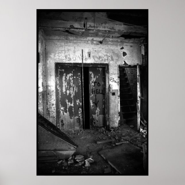 Höjdaren till helvetet poster (Framsidan)