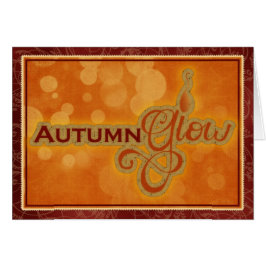 Höjdåringskort för höstskörning hälsningskort