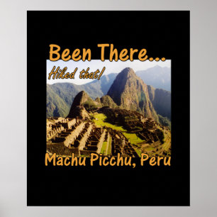 Höjde Inca Trail - Machu Picchu Poster
