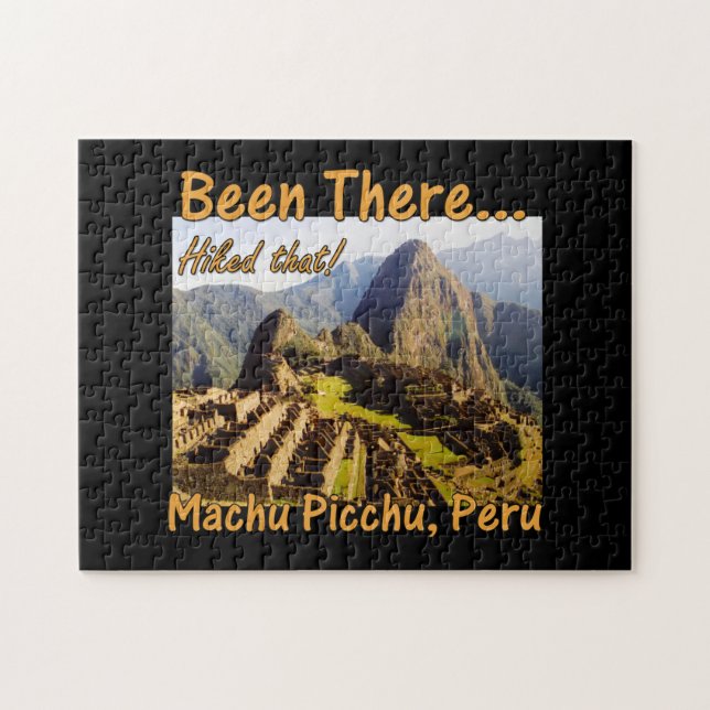 Höjde Inca Trail - Machu Picchu Pussel (Horisontell)
