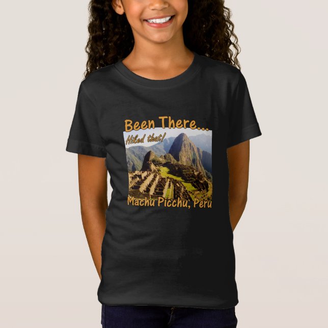 Höjde Inca Trail - Machu Picchu T Shirt (Framsida)