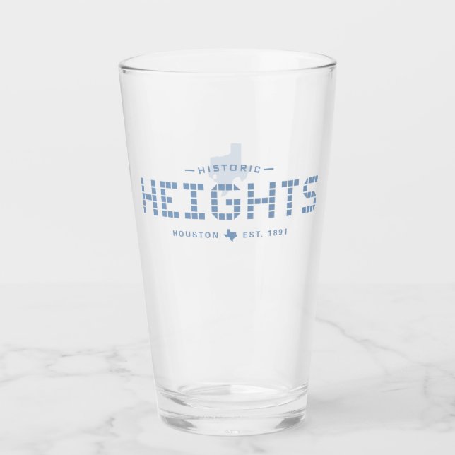 Höjder Kakel, Blå Kakel, Houston Heights Glaskopp (Framsida)