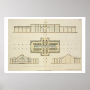 Höjder och markplan för växthus, från " poster