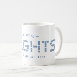 Höjder Tile, Blå Tile, Stor, Houston Heights Kaffemugg