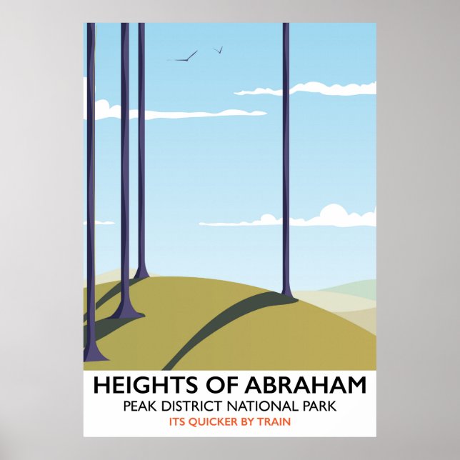 Höjderna för Abrahams högsta distriktsjärnvägar po Poster (Framsidan)