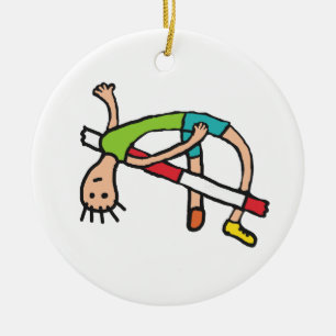 Höjdhopp Julgransprydnad Keramik