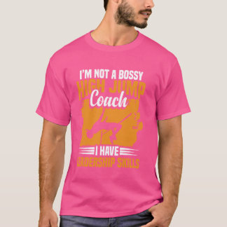 Höjdhoppstränare Friidrottsutrustning Höjdhopp T Shirt