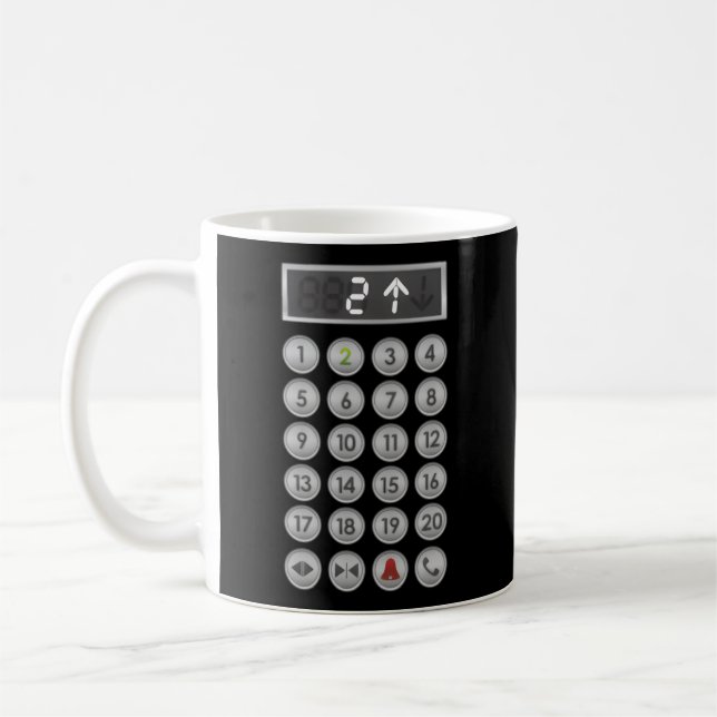 Höjdknappar Höjdpunkt Kaffemugg (Vänster)
