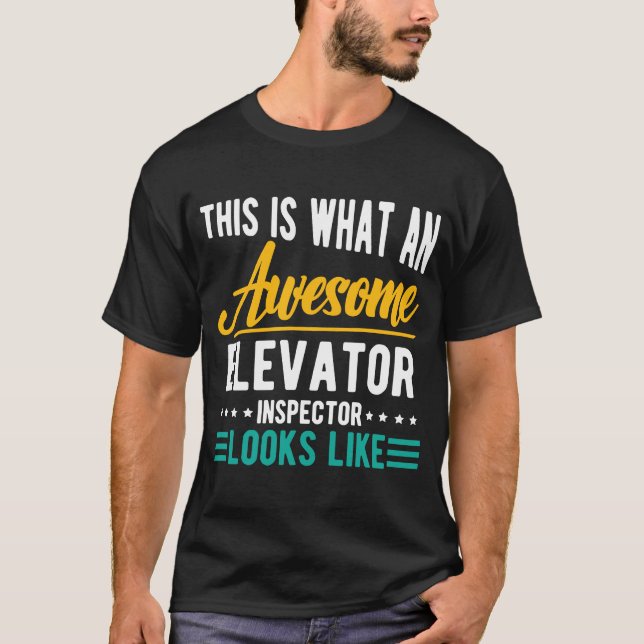 Höjdkontrollinspektörens utseende Fantastisk T Shirt (Framsida)