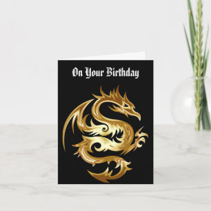 Höjdkort för gyllene dragon kort