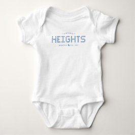Höjdplattan, Blue Tile, Houston Heights Baby Body T Shirt