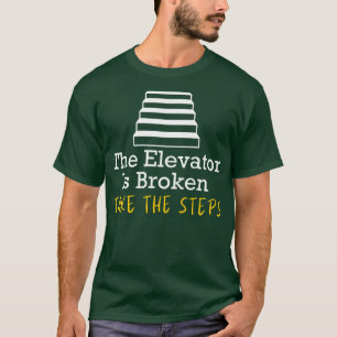 Höjdpunkten är bruten t shirt