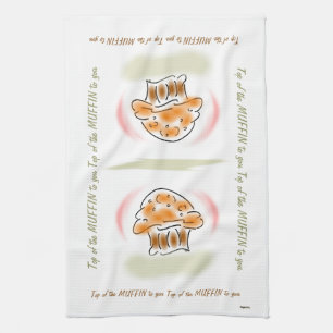 Höjdpunkten i muffin Kitchen Towel Kökshandduk