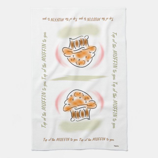 Höjdpunkten i muffin Kitchen Towel Kökshandduk (Vertikal)